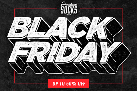 Are you ready for the AMERICAN SOCKS BLACK FRIDAY?