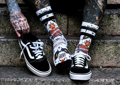 SOCKS WITH TATTOO DESIGNS: THE ULTIMATE STYLE STATEMENT!⚓🐉