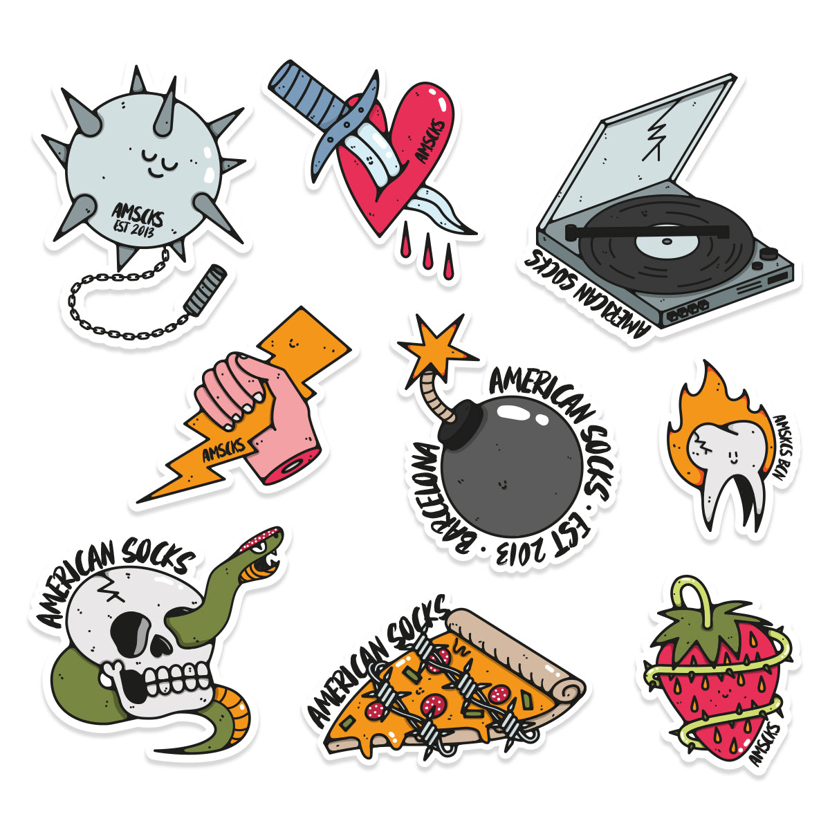 Wrecked - Sticker Pack