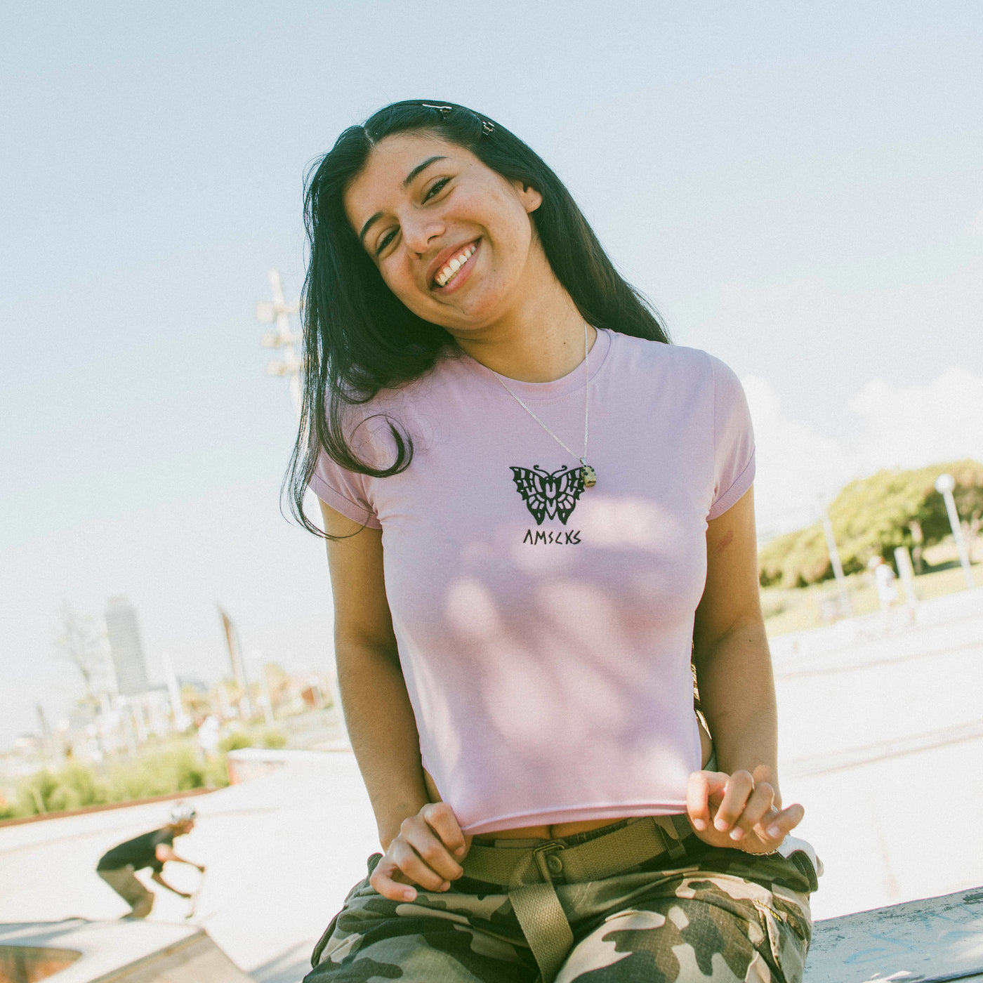 Lavanda Moth - Crop Top