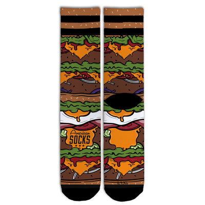 Burger - Mid High - AmericanSocks